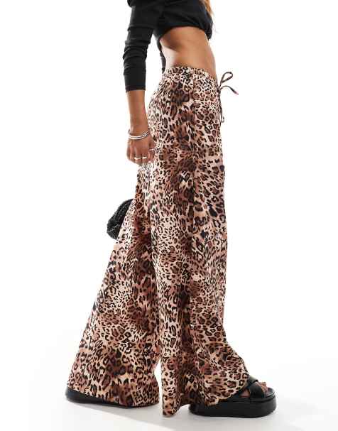 Miss Selfridge – Set aus Popeline mit Animalprint - view 1
