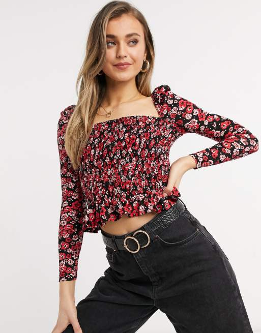 Miss selfridge sale peplum top