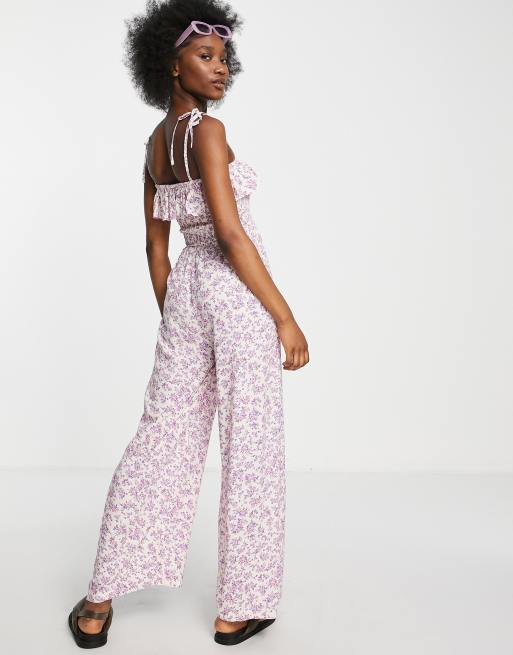 Miss selfridge clearance floral jumpsuit