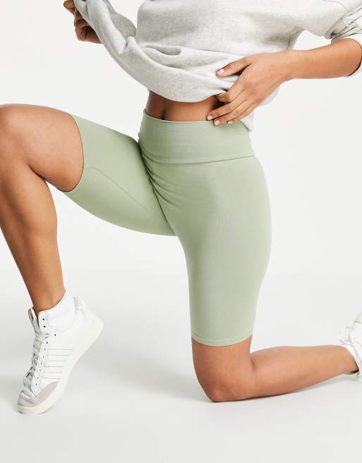 Miss Selfridge - Short legging en coton - LGREEN