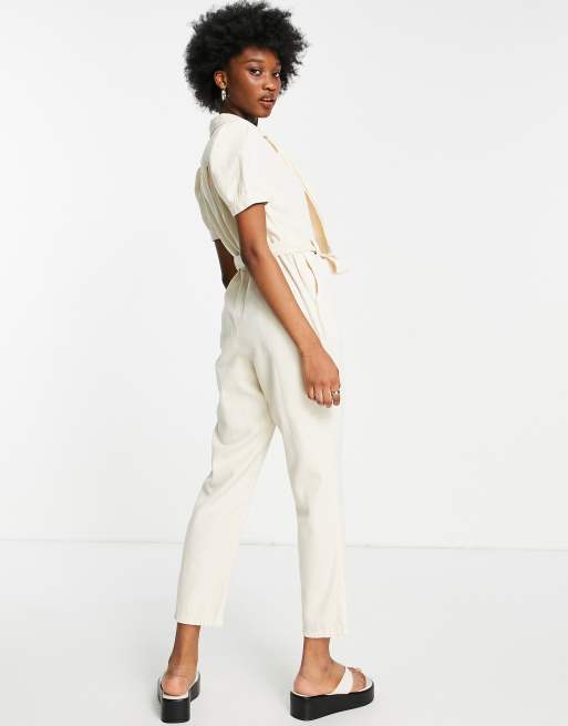 SHORT SLEEVE UTILITY JUMPSUIT