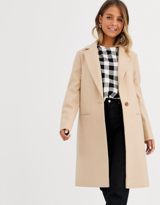 Miss selfridge shop beige coat