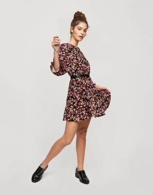 miss selfridge spot and floral print skater dress Miss Selfridge - Maxi Dress - Women - Cotton - 4 US