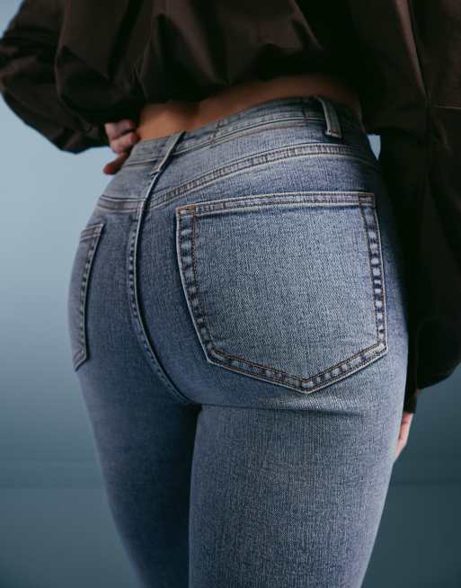 Miss Selfridge skinny jeans in dirty wash, 4 of 5