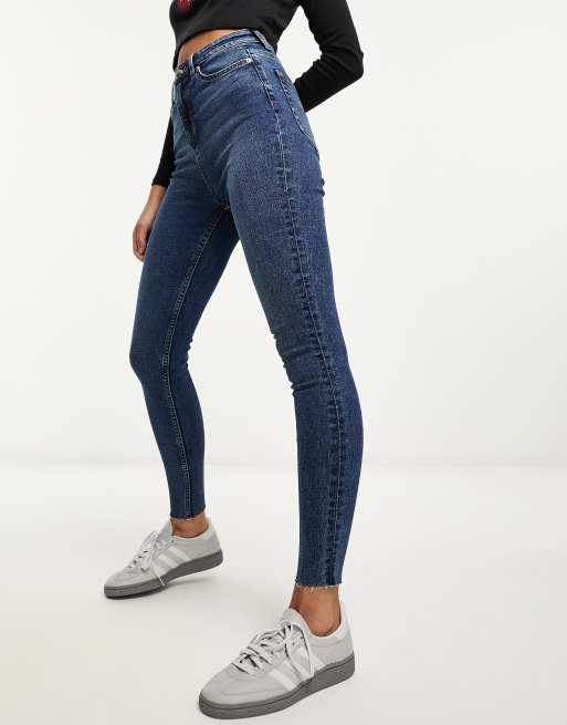 Miss Selfridge skinny jeans in indigo wash