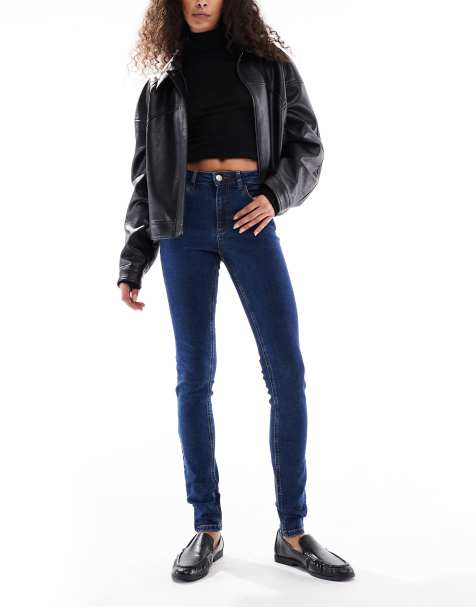 Miss Selfridge skinny jeans in indigo wash - view 1