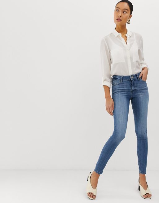 Miss Selfridge Heart Pocket Flare Jeans In Black Wash - Foto 12