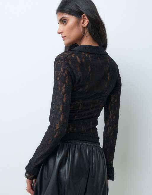 Miss Selfridge skir spetsblus, 5 av 5