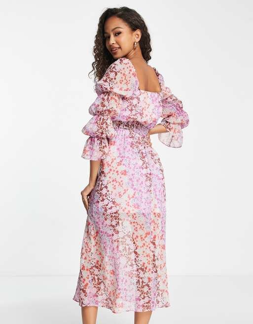 Chiffon midi store