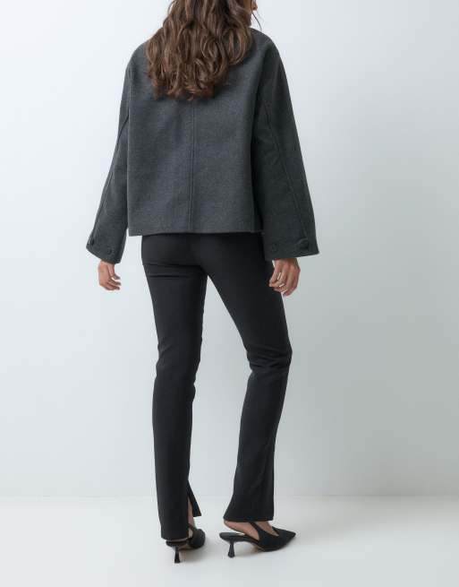 Miss Selfridge slim leg pant in black, 5 of 5