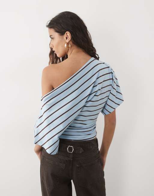 Miss Selfridge slouchy topp i randigt, 4 av 4