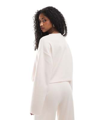Miss Selfridge Soft Ribbed Cardigan In Pink