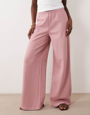 Брюки Miss Selfridge soft touch нежно-лилового цвета
