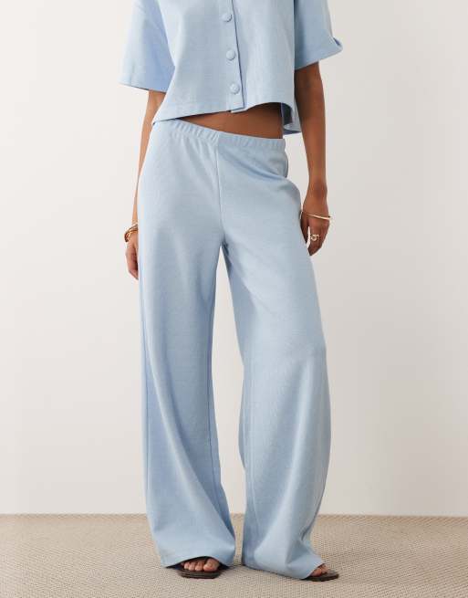 Miss Selfridge soft touch trouser in blue, 2 of 5