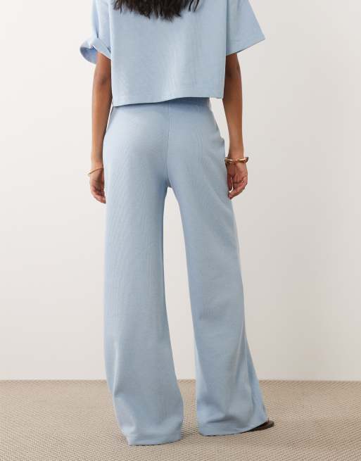 Miss Selfridge soft touch trouser in blue, 5 of 5