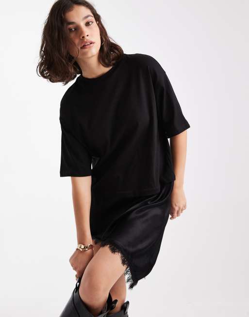 Miss Selfridge - Sort 2-i-1 tunikakjole, 4 af 4