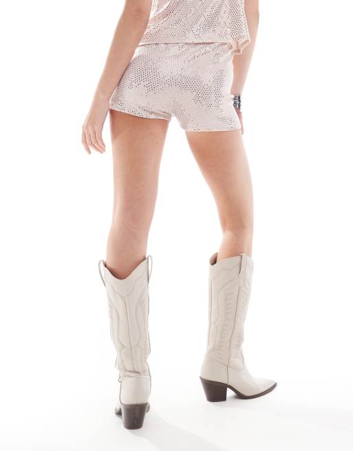 Miss Selfridge sparkly hot pant shorts, 5 of 5