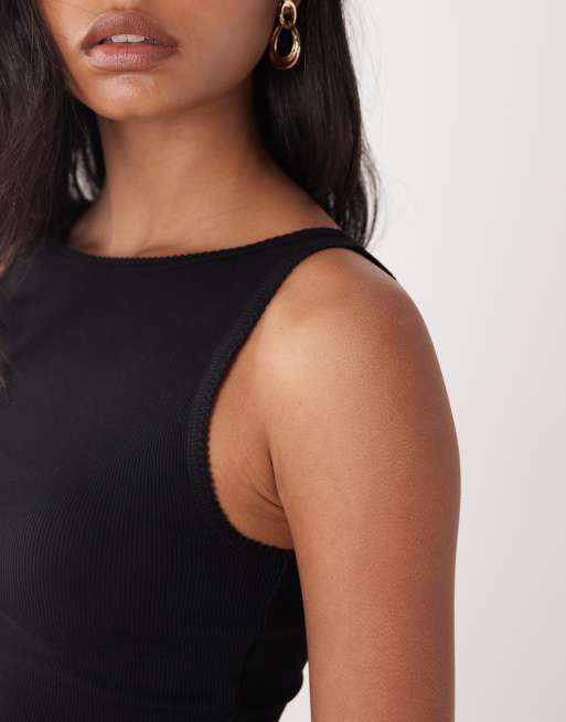 Miss Selfridge – Sportlinne med picotkant, 2-pack, 4 av 4