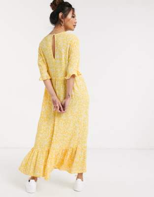 miss selfridge yellow dress