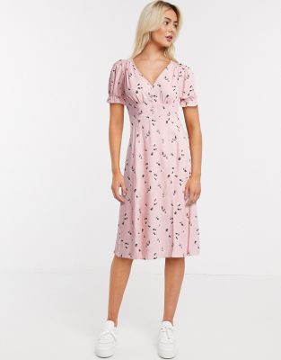 miss selfridge pink dress