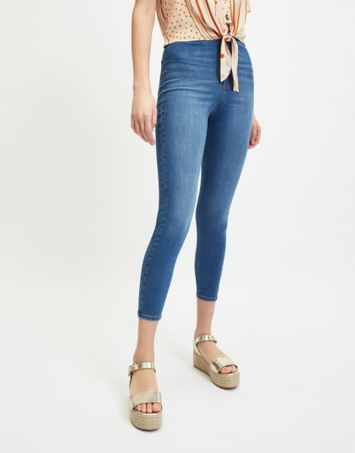 Short best sale skinny jeans