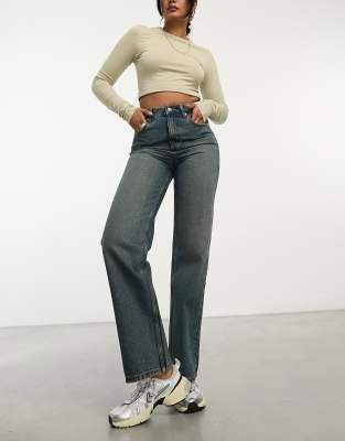 Miss selfridge wide leg jeans hotsell