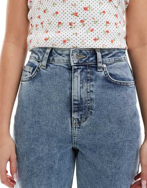 Miss Selfridge straight leg jean in mid wash