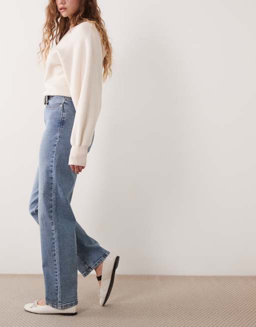 Miss Selfridge Straight-Leg-Jeans in Dirty-Waschung, 2 von 5