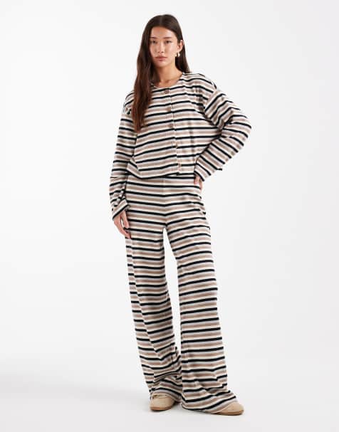 Miss Selfridge striped co-ord trouser - view 1