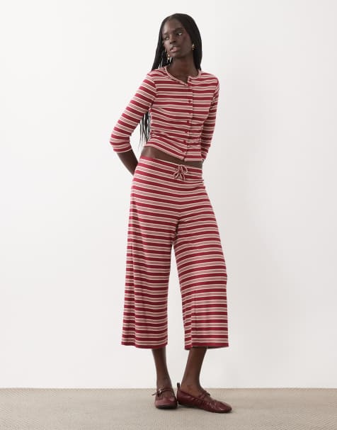 Miss Selfridge striped lounge set - view 1