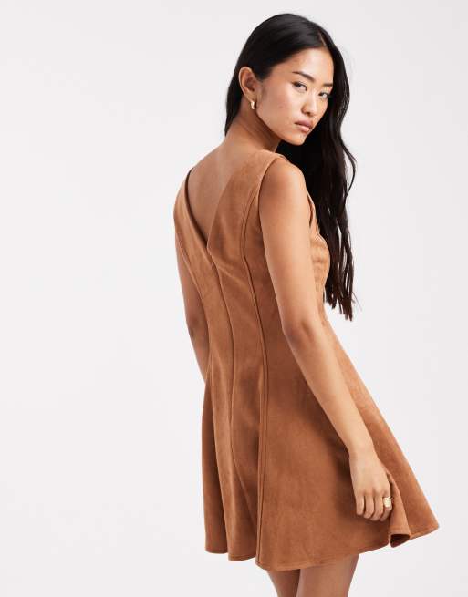Miss Selfridge suedette mini dress, 3 of 4