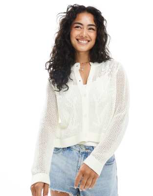 Miss Selfridge summer floral jacquard cardigan - view 1