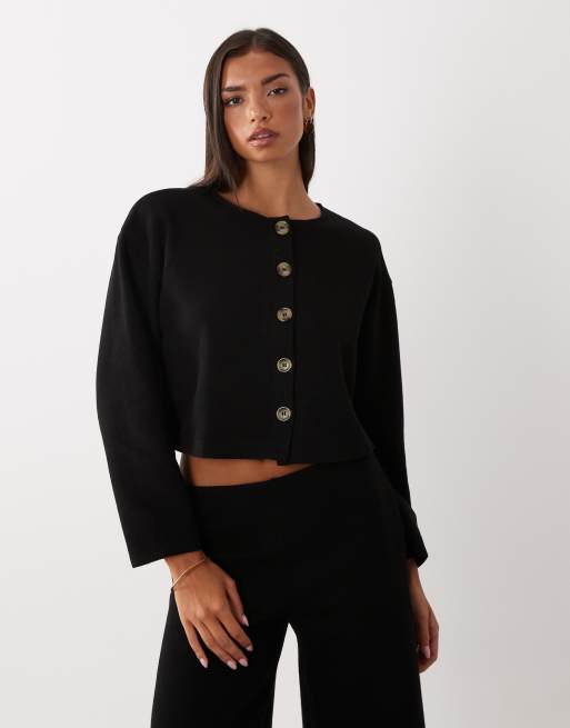 Miss Selfridge super soft cardigan in black - part of a set, 3 of 4