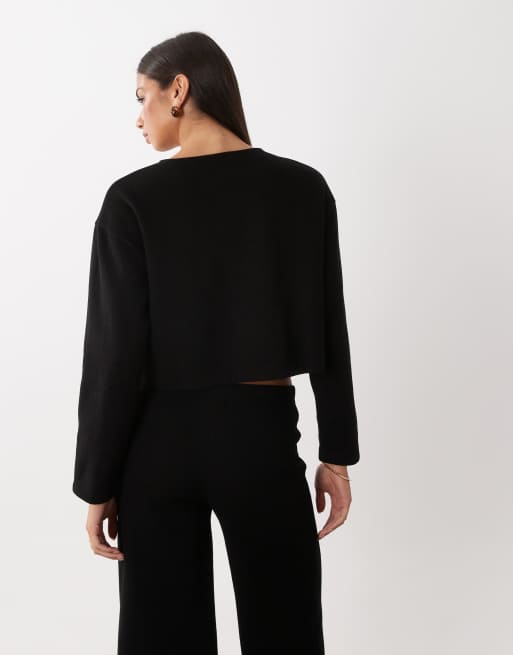 Miss Selfridge super soft cardigan in black - part of a set, 4 of 4