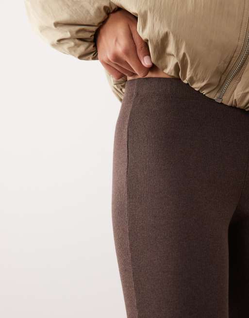 Miss Selfridge super soft rib capri trouser, 5 of 5