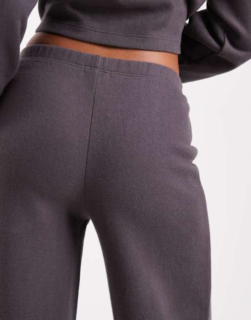 Miss Selfridge super soft trouser set in charcoal, 2 of 5