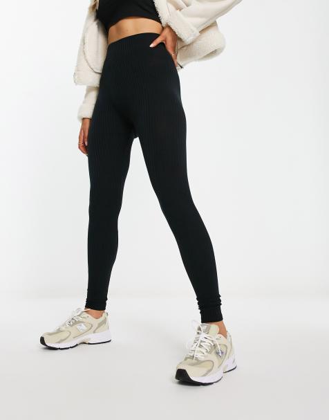 Miss Selfridge – Svarta leggings med hög midja - view 1