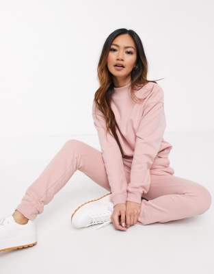 Miss Selfridge sweatpants in pink two 