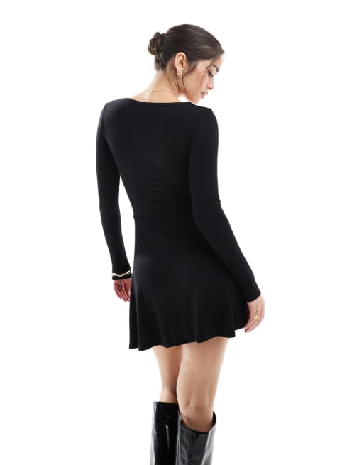 slim fit dress slacks Sweetheart Neckline Long Dress With Fit And Flare Skirt And Corset Back main image 0