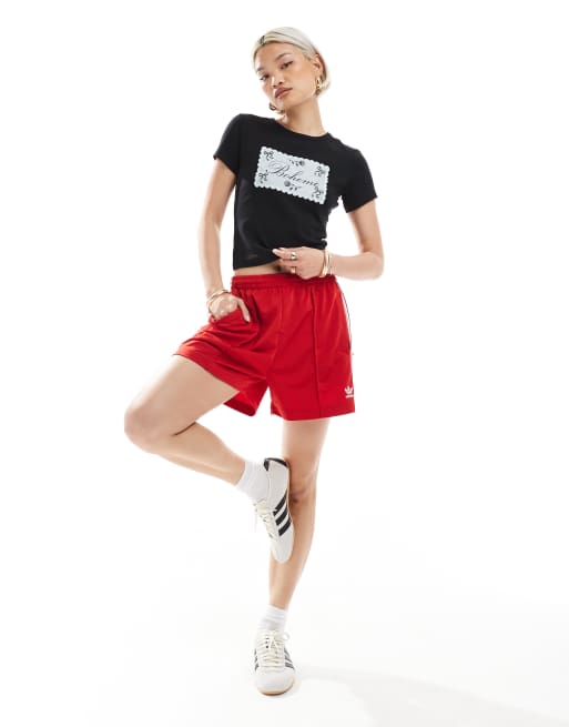 Miss Selfridge - T-shirt crop top à imprimé Bohème - Noir, 3 de 4