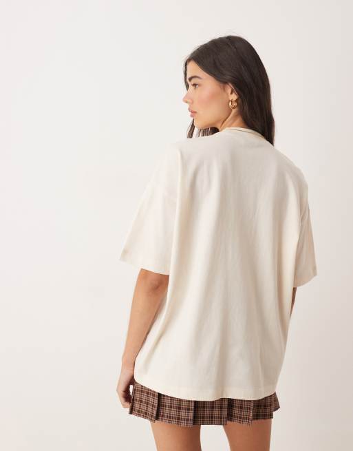 Miss Selfridge - T-shirt oversize con stampa “Country Club”, 3 di 4