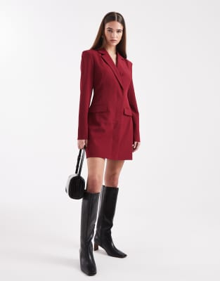 Miss Selfridge - Tailliertes Blazer-Kleid in Feige-Lila