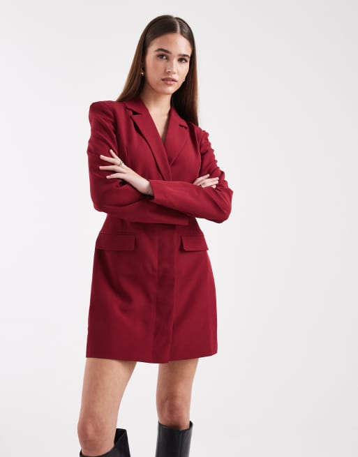 Miss Selfridge – Tailliertes Blazer-Kleid in Feige, 4 von 4