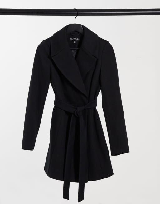 Miss selfridge clearance black pea coat