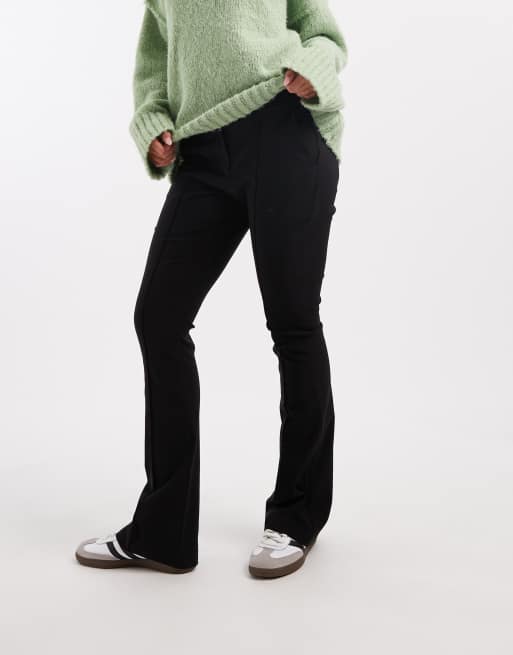 Miss Selfridge tailored bengaline pants in black - part of a set, 4 of 5