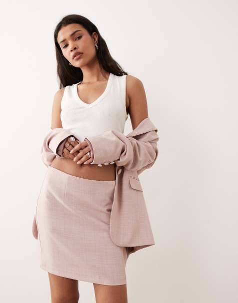 Miss Selfridge tailored co-ord in pink - view 1