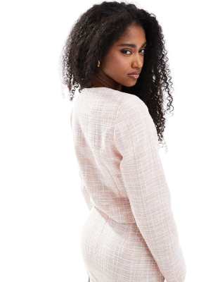Miss Selfridge Tailored Jacket In Pink