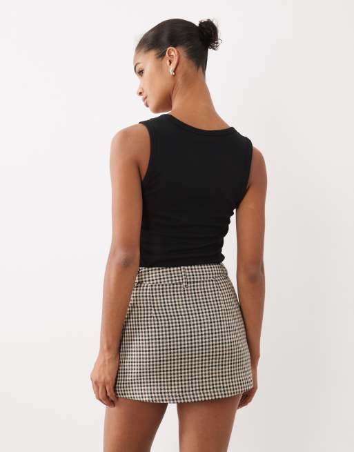 Miss Selfridge tailored mini kilt co-ord in check, 4 of 5