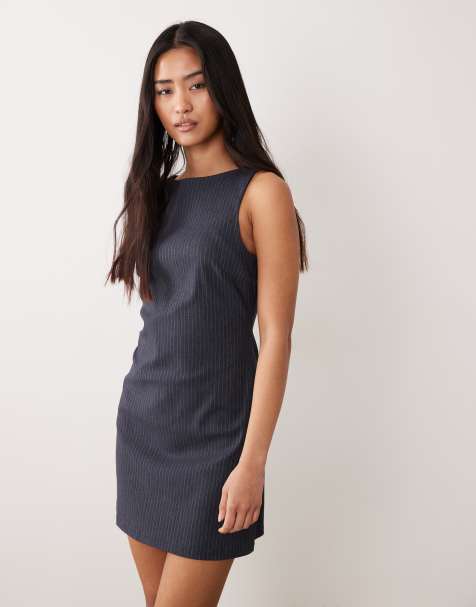 Miss Selfridge tailored shift dress in bengaline - view 1