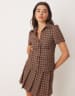 Miss Selfridge tailored mini skirt in plaid - part of a set